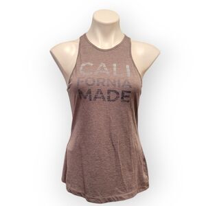 Fabletics Cali Womens Small Grey Athletic Tank Top